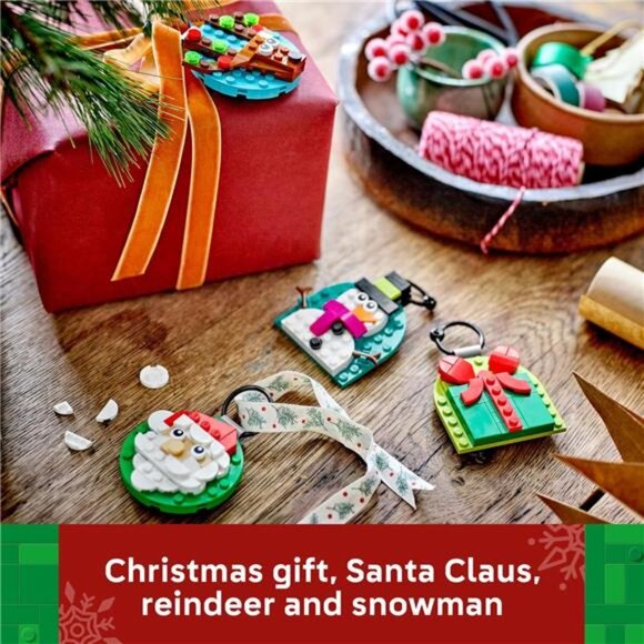 LEGO Christmas Ornaments Building Set Holiday Decorations Kids Boys Girls Ages 6 - Picture 4 of 7
